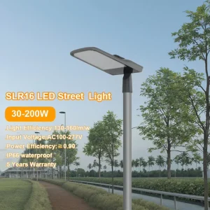 AC100-277V IP66 LED Parking Lot Light with Arm Mount and Motion Sensor
