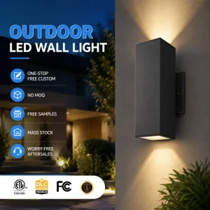 AC120V 220V Led Outdoor Waterproof IP65 Led Wall Light Retro Outdoor Landscape Lamp for Garden or Villa