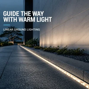 AC220V Even Light Distribution No Leakage Points LED Linear Underground Light for Garden Lawn Tree up Lighting Landscape