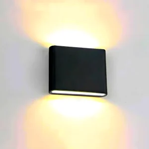 AC85-265V Modern Minimalist Dual Head LED Wall Lamp IP65 Waterproof for Outdoor Indoor Courtyard Hotel Apartment Villa Decor