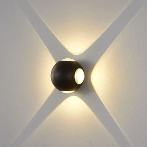 AC85-265V Surface Mounted Outdoor Staircase Lights LED Ball Wall Light