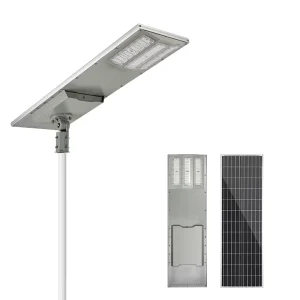 AI Control Solar LED Street Lights IP65 Outdoor MPPT Charge Aluminum Alloy Solar LED Street Lamp for Home Garden