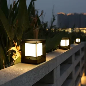 ALLTOP Simple Design Highlight Led Aluminum Pmma Ip65 Waterproof Garden Parks All in One Solar Garden Light