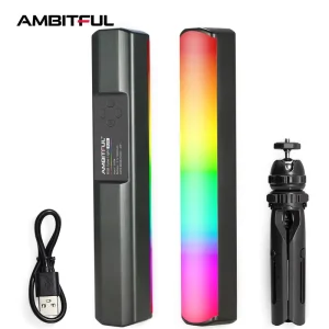 AMBITFUL BL-06 RGB Pavo Tube LED Video Light Full Color Photography Light Handheld Light Stick for Photos Video Movie Vlog