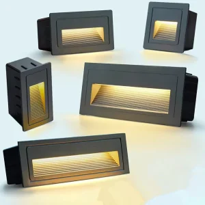 Ac220v Dc12 24v Outdoor Led Light Recessed Step Wall Lighting Ip67 Led Step Light