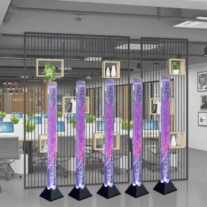 Acrylic Water Column Sensory Bubble Tube Lamp for Home Lobby Decoration