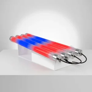 Addressable 24V 360 RGBIC Pixel LED Tube Light 40mm 45mm D40 D45 RGB IC Rope 360 Degree Pixel Round Tube Light