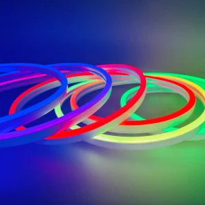 Addressable RGB DMX LED Neon Light Flexible Full color 12V 24V 6mm 8mm 96led WS2811 Neon Light Tube bar Mall Building Decoration