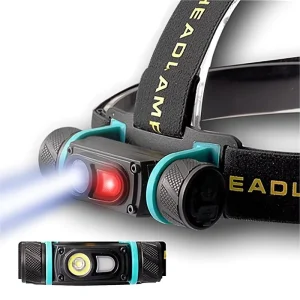 Adjustable Breathable USB Rechargeable Fishing and Camping Headlamp