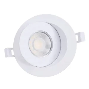 Adjustable IP54 Round COB LED Recessed Surface Mounted Outdoor Ceiling Downlight