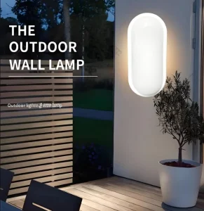 Adjustable LED Outdoor Wall Lamp, 3000K/4000K/6000K, Wall-Mounted Porch Spotlight