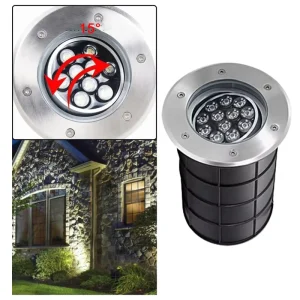 Adjustable LED Underground Light Waterproof In Ground Well Lights for Outdoor Landscape Lighting
