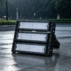 Adjustable Multi-Module IP66 LED Floodlight Fixture for Large Outdoor and Sports Area Illumination