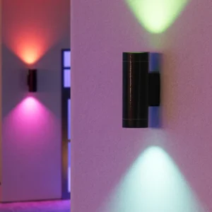 Adjustable RGBW Outdoor Wall Led Light 12v 24v IP65 Aluminum Modern Outdoor Wall Light Led Up and Down Garden Porch Decoration