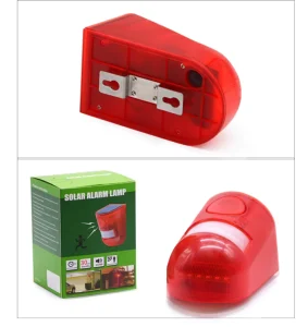 Agriculture Wild Animal Repellent Light with Motion Sensor Alarm Outdoor Solar Alarm IP55 Waterproof Design