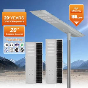 All Purpose Solar Powered IP65 Waterproof LiFePO4 Battery PIR Detection Street Light