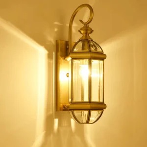 All-copper Outdoor Wall Lamps Courtyard Wall Lamps Wall Lamps Balcony Wall Lamps Waterproof Outdoor Retro European Style