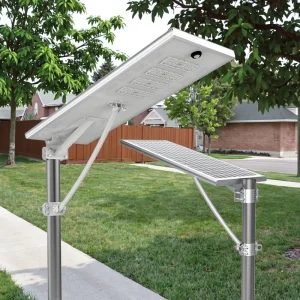 All in One 30 60 90 125 150W Motion Sensor LED Solar Street Light with Charge Controller IP66 Rated Solar Street Lights Pole