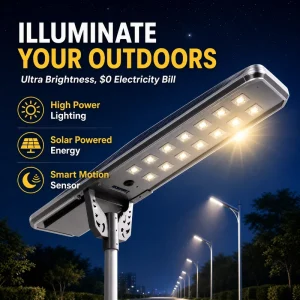 All in One 60W to 150W Solar Street Light with CE RoHS Certification
