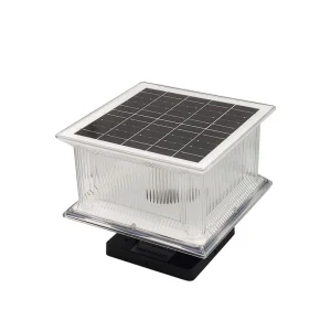 All in One Aluminum Outdoor Waterproof Dimmable LED Pillar Lamp IP65 Rating Solar Garden Lights