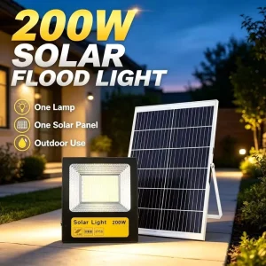 All in One Integrated Solar Flood Light Built-in Battery Control Waterproof Outdoor Courtyard Street Wall LED Lamp