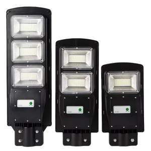 All-in-One LED Solar Street Light IP65 Waterproof ABS Housing High Lumen Motion Sensor Long-Life Lithium Battery for Outdoor