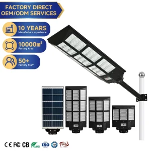 All-in-One LED Solar Street Light for Outdoor Roads
