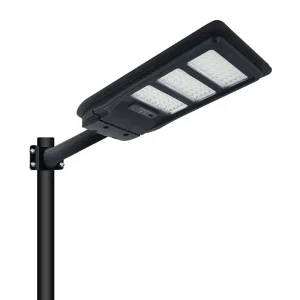 All-in-One Modern 2700K LED 60W 120W 150W 300W 400W Solar-Powered Outdoor Street Light with PIR Motion Sensor