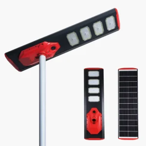 All in One Outdoor IP65 Waterproof Solar Street Lamp 300W with Solar Panel Lithium Battery LED Module Easy Installation for Road