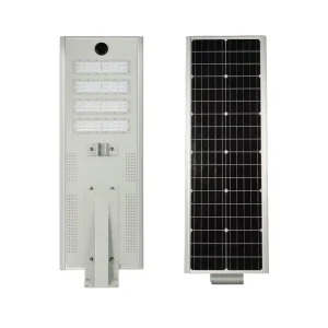 All in One Solar LED Street Light Radar Motion Sensor Waterproof Integrated Solar Street Lamp for Highway Road Project