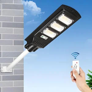 All in One Solar Street Light IP67 ABS Road Intelligent Motion Sensor Outdoor Waterproof High Brightness Garden Light