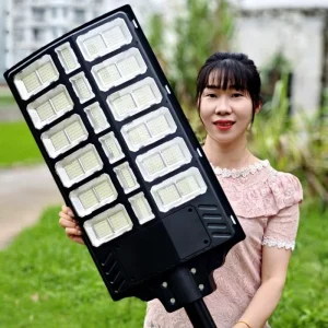 All in One Solar Street Light IP67 ABS Road Intelligent Motion Sensor Outdoor Waterproof High Brightness Garden Light