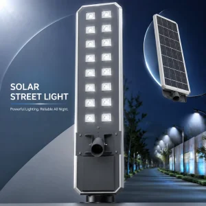All-in-one LED Solar Street Light for Roads with Surveillance Cameras