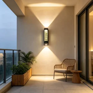 Aluminium & Acrylic Outdoor Lamp Wall Sconce Light for Garden Modern LED Aluminum Outdoor Lighting AC85 265V