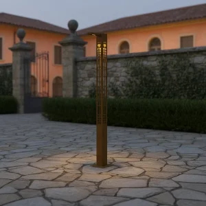 Aluminium Garden Light 220V Outdoor Led Aluminum Material Retro Garden Light 4m Decorative Garden Lighting Pole Light
