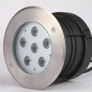 Aluminium Recessed 12W RGBW LED Underground Lights IP67 Waterproof for Landscape Garden Square