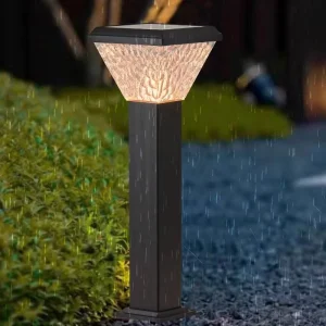Aluminium Square Garden Post Light Lawn Light Rated IP66