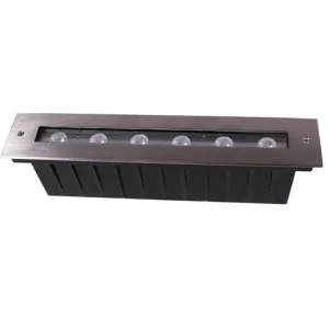 Aluminum 18W Square Linear LED Underground Step Inground Light for Concrete Driveway