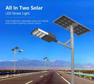 Aluminum Adjustable Panel Smart Split Streetlight for Road Applications 40w-150w LED