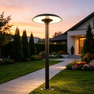 Aluminum Alloy Solar Garden Light IP65 Waterproof for Garden Pathway and Landscape Decorative Outdoor Lighting
