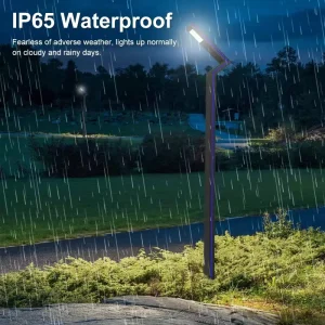Aluminum Alloy Solar Garden Lights with LED Landscape Garden Light