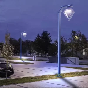 Aluminum Alloy Solar Lamp for Garden Lighting LED Landscape Light