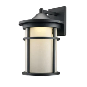 Aluminum Base Exterior Wall Lamp for Outdoor Garden Lighting Waterproof Square and Cylinder Shape with Polycarbonate Diffuser