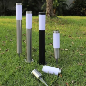 Aluminum Black Outdoor Bollard LED Lawn Light IP65 Waterproof 10W for Garden Road and Pathway