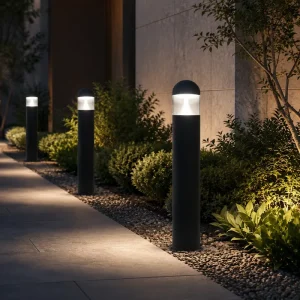 Aluminum IP65 LED Lawn Lamp Adjustable Power CCT Factory Direct Supply Outdoor Garden Landscape Path Lighting