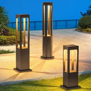 Aluminum IP65 LED Lawn Light Modern Outdoor Waterproof Landscape Lighting for Garden, Villa, Pathway (15W, 60cm)