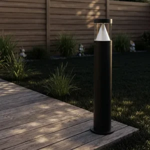 Aluminum LED Lawn Garden Path Light 30cm 60cm 80cm Modern IP65 Waterproof Bollard Lamp Outdoor Decoration Dimmable
