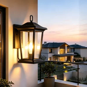 Aluminum LED Outdoor Waterproof Wall Lamp for Villa Courtyard Gate Balcony Fence Garden Lighting