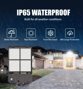 Aluminum LED Road Lights 300W IP65 Waterproof with Motion Sensor Suitable for Highways and Squares
