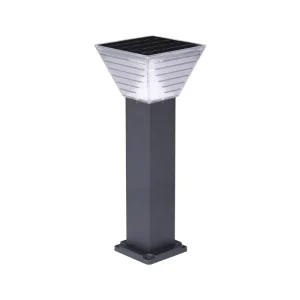 Aluminum LED Solar Garden Light IP65 Waterproof Rechargeable Light Sensor 360 Beam Angle Small Outdoor Decoration Dimmable